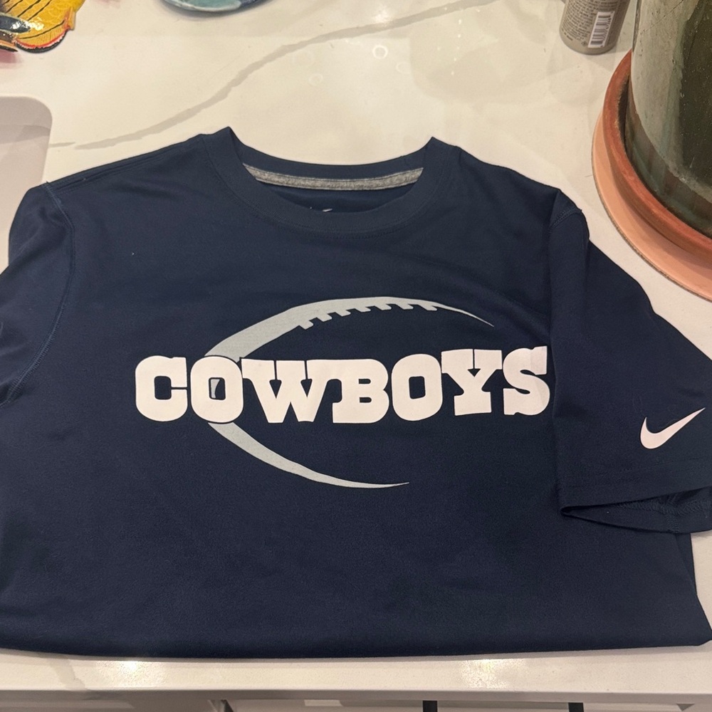 Nike Kids Navy Blue Cowboys Tee